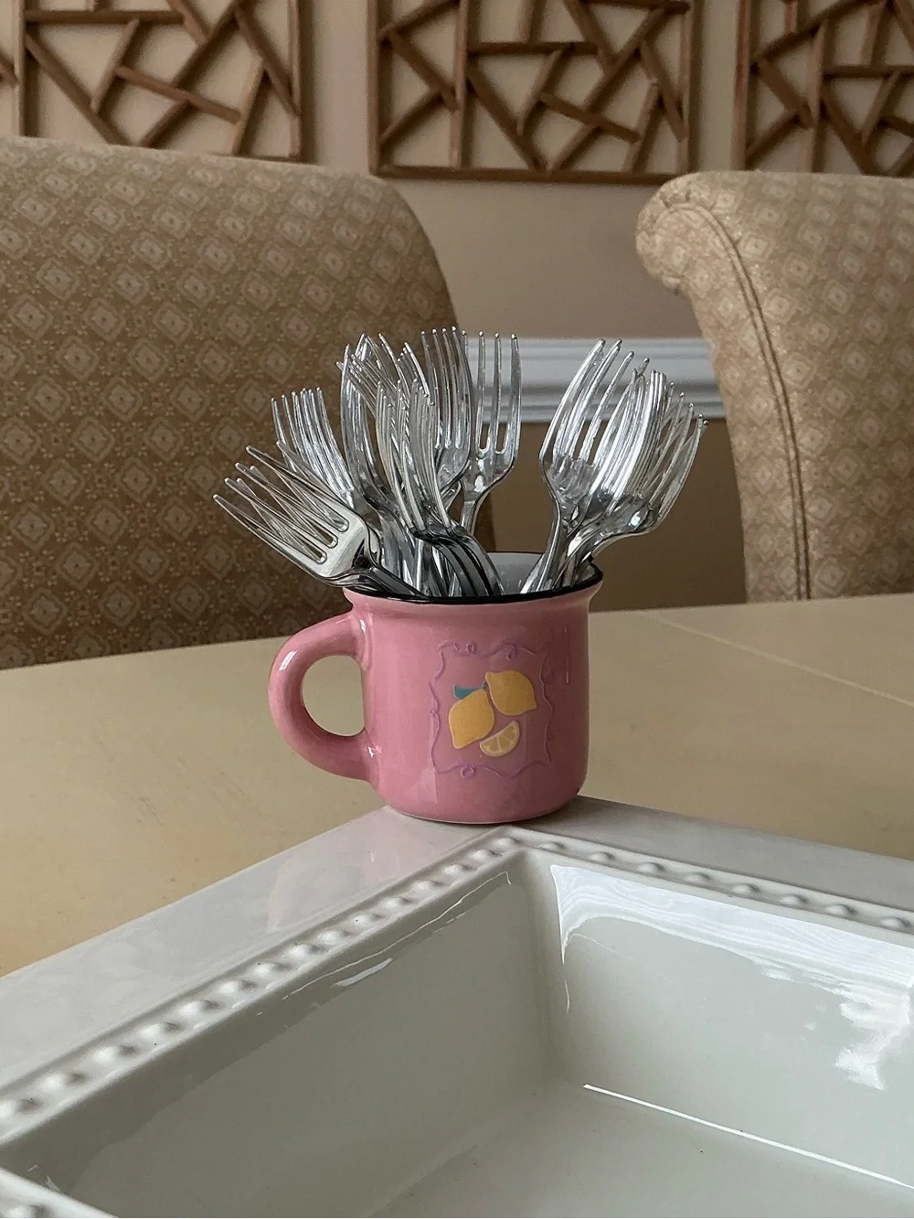 Summer Lemons Toothpick Holder Platter Decoration + Bonus - 🍋